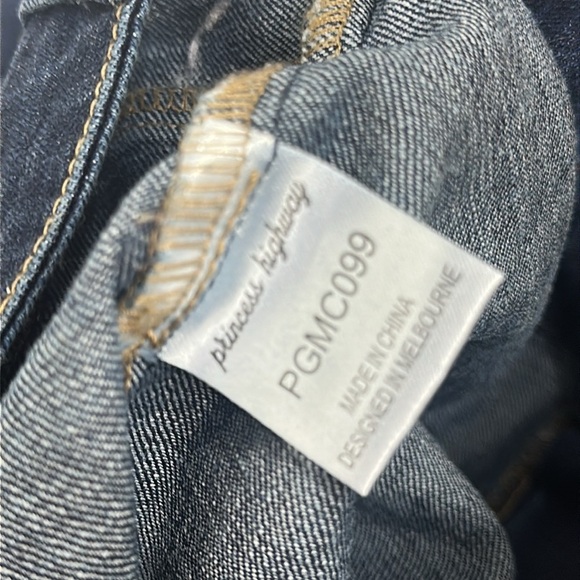 ModCloth X Princess Highway floral embroidered pockets wide leg jeans 16. NWT. - Picture 11 of 12